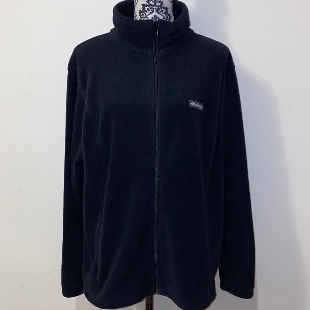 Columbia Sportswear Black Fleece Full Zip Jacket Size 2X